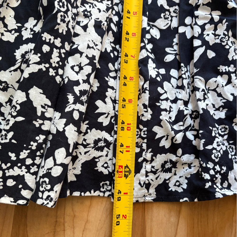 Calvin Klein Navy and White Floral Dress 10 - Picture 7 of 7